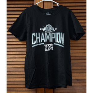 WWE WrestleMania 40 2024 Bayley Champion Black T-Shirt Women's Medium never worn